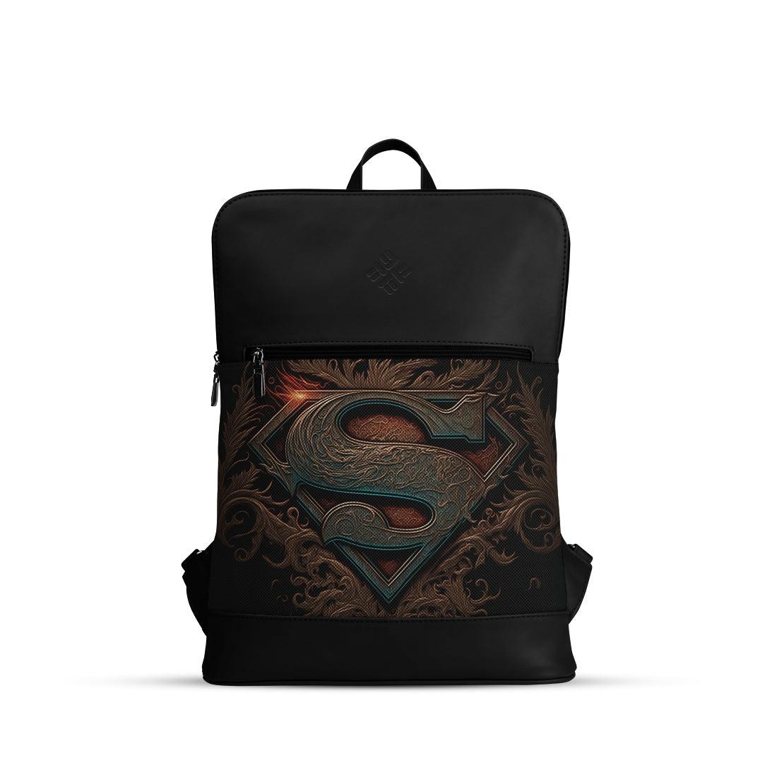 Black Orbit Laptop Backpack Superman - CANVAEGYPT