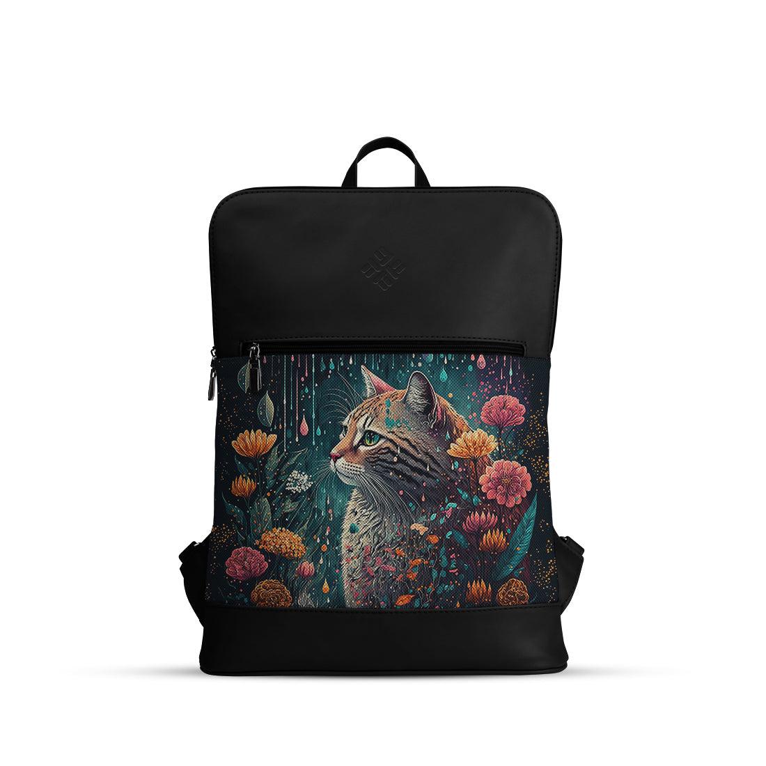 Black Orbit Laptop Backpack Sweet Cat - CANVAEGYPT