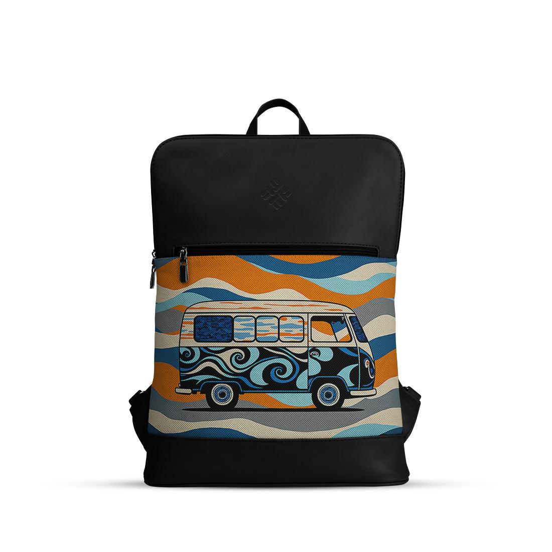Black Orbit Laptop Backpack Van - CANVAEGYPT