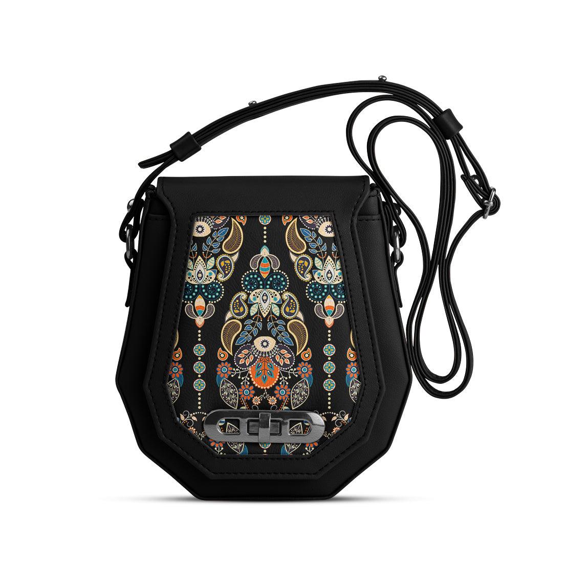 Black Polygon Crossbags Agy - CANVAEGYPT