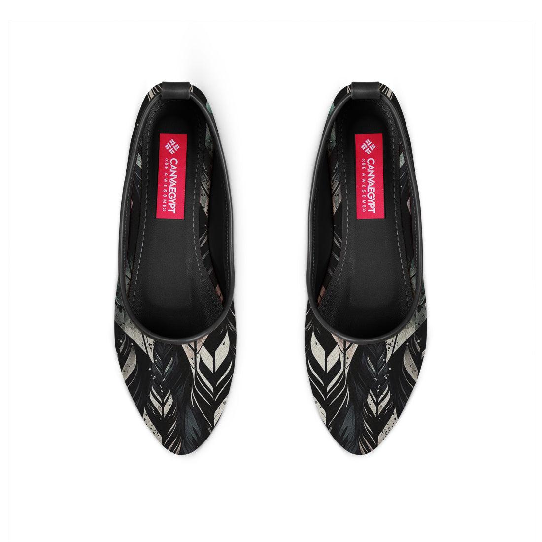 Black Round Toe Shoe Autumn - CANVAEGYPT