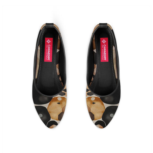 Black Round Toe Shoe Circles - CANVAEGYPT