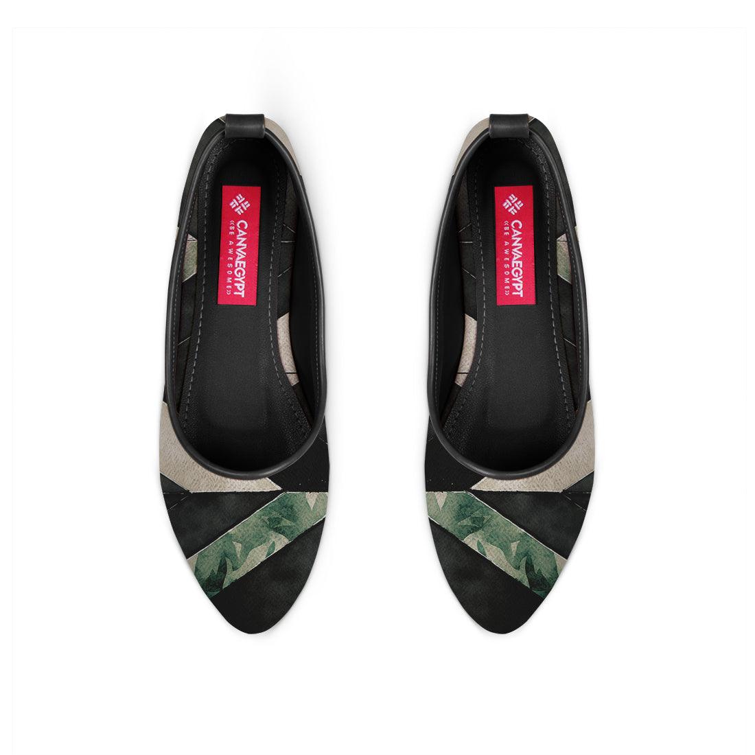 Black Round Toe Shoe Directions - CANVAEGYPT