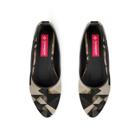 Black Round Toe Shoe Dusty - CANVAEGYPT