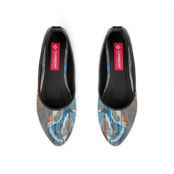 Black Round Toe Shoe Good morning - CANVAEGYPT