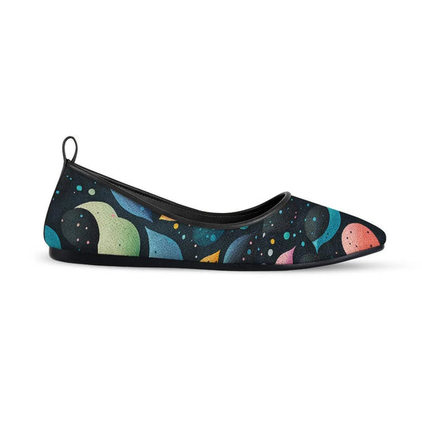 Black Round Toe Shoe Mixed