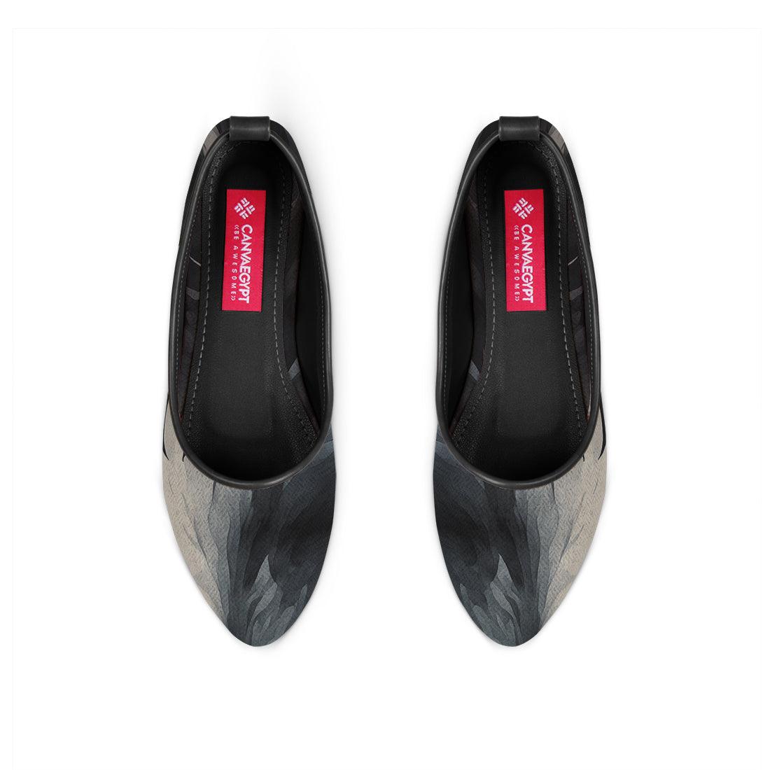 Black Round Toe Shoe Shadow - CANVAEGYPT