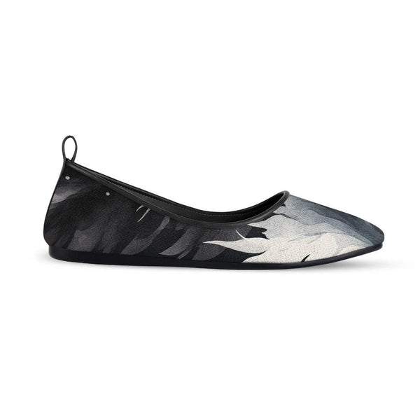 Black Round Toe Shoe Shadow