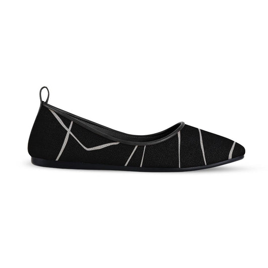 Black Round Toe Shoe Line in black - CANVAEGYPT