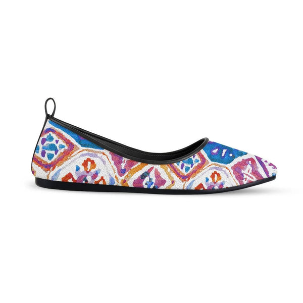 Black Round Toe Shoe Mozaic