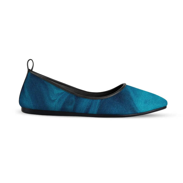Black Round Toe Shoe Wave