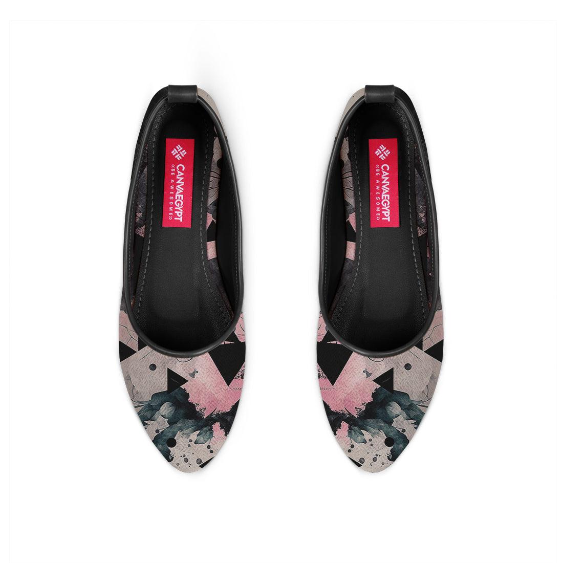 Black Round Toe Shoe Triangles - CANVAEGYPT