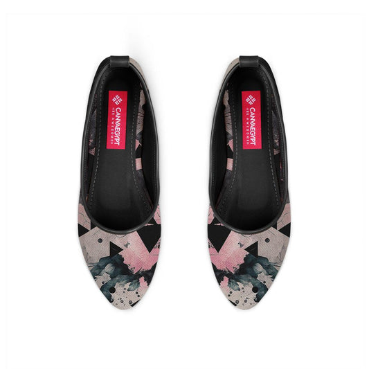 Black Round Toe Shoe Triangles - CANVAEGYPT