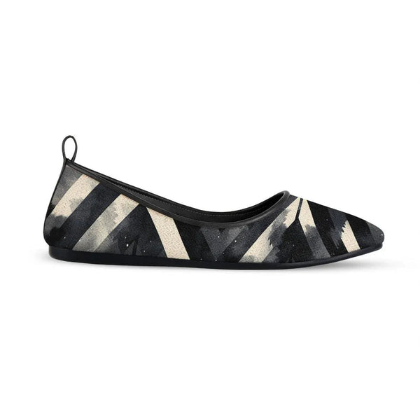 Black Round Toe Shoe UpDown