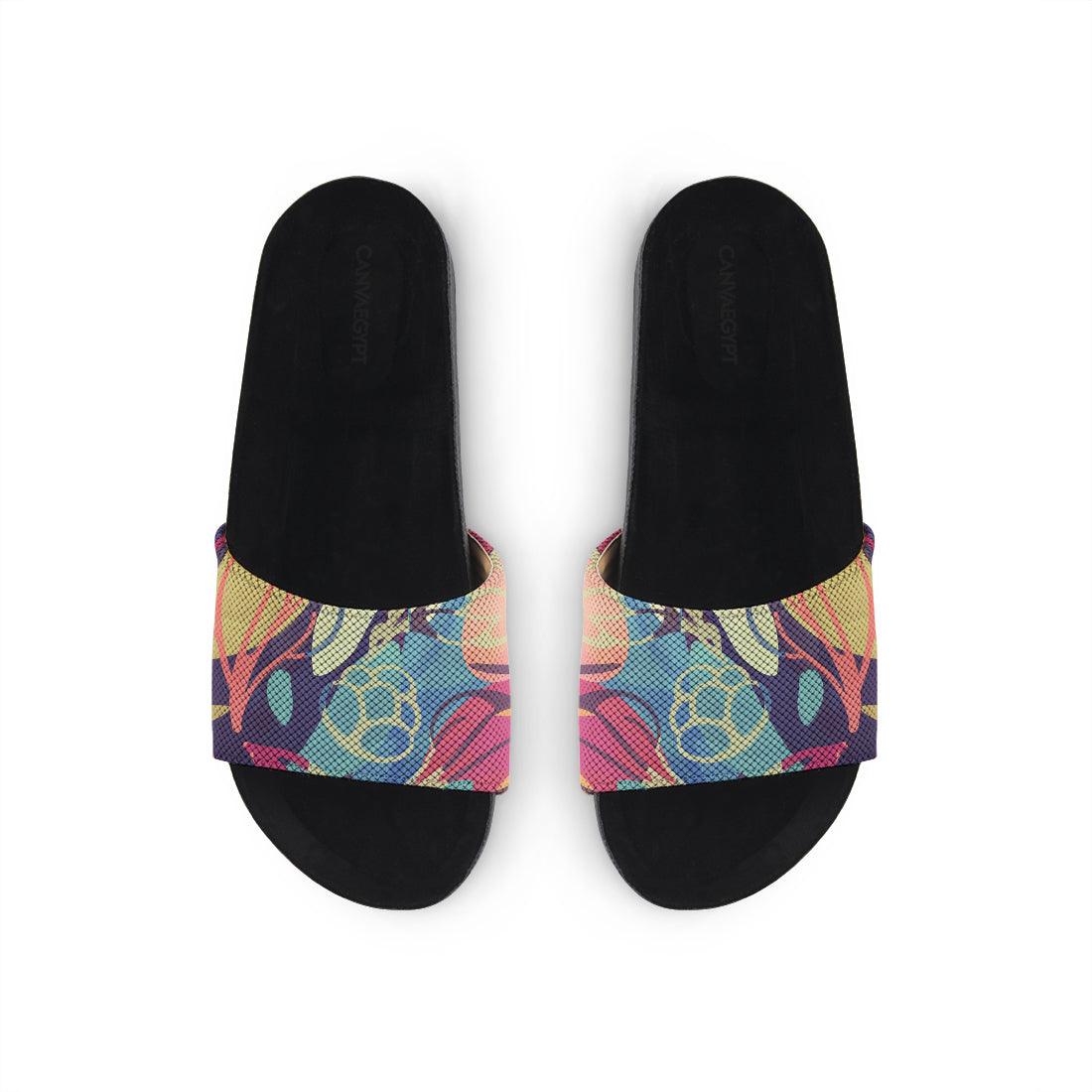Black Slide Slipper Sea Herbs - CANVAEGYPT