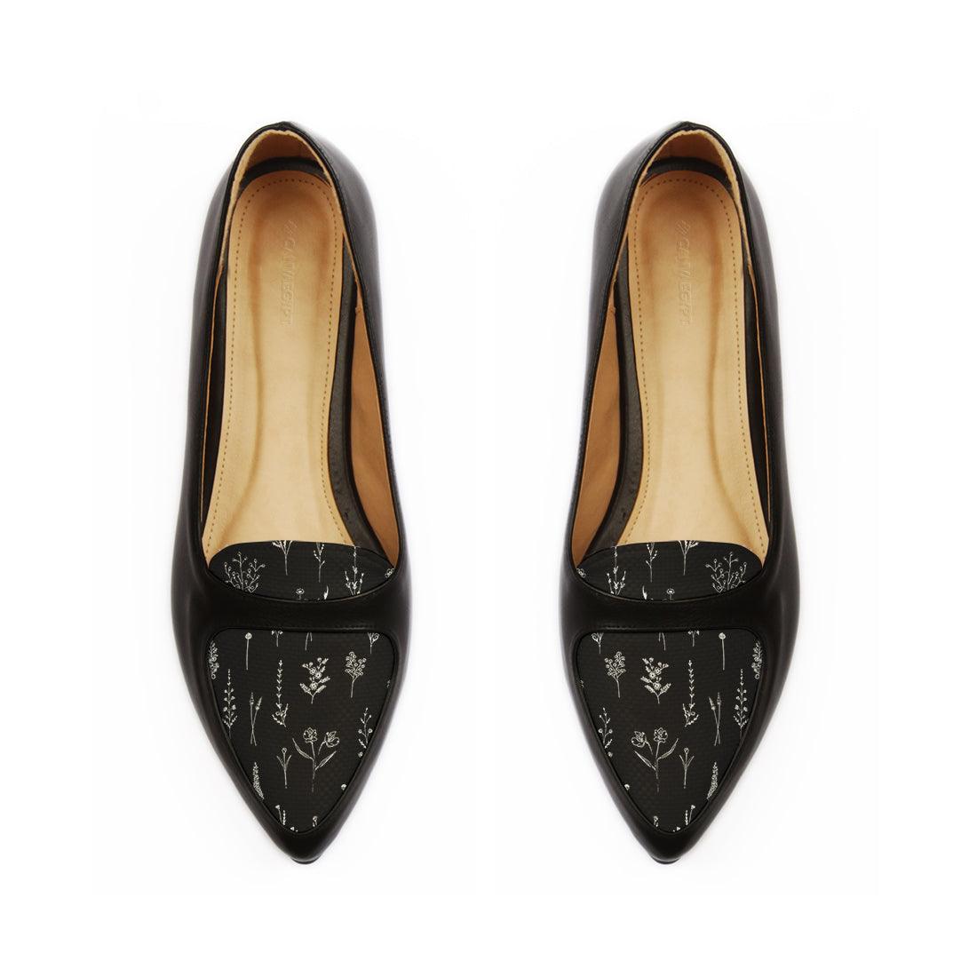 Black Sole Head Black Wildflowers