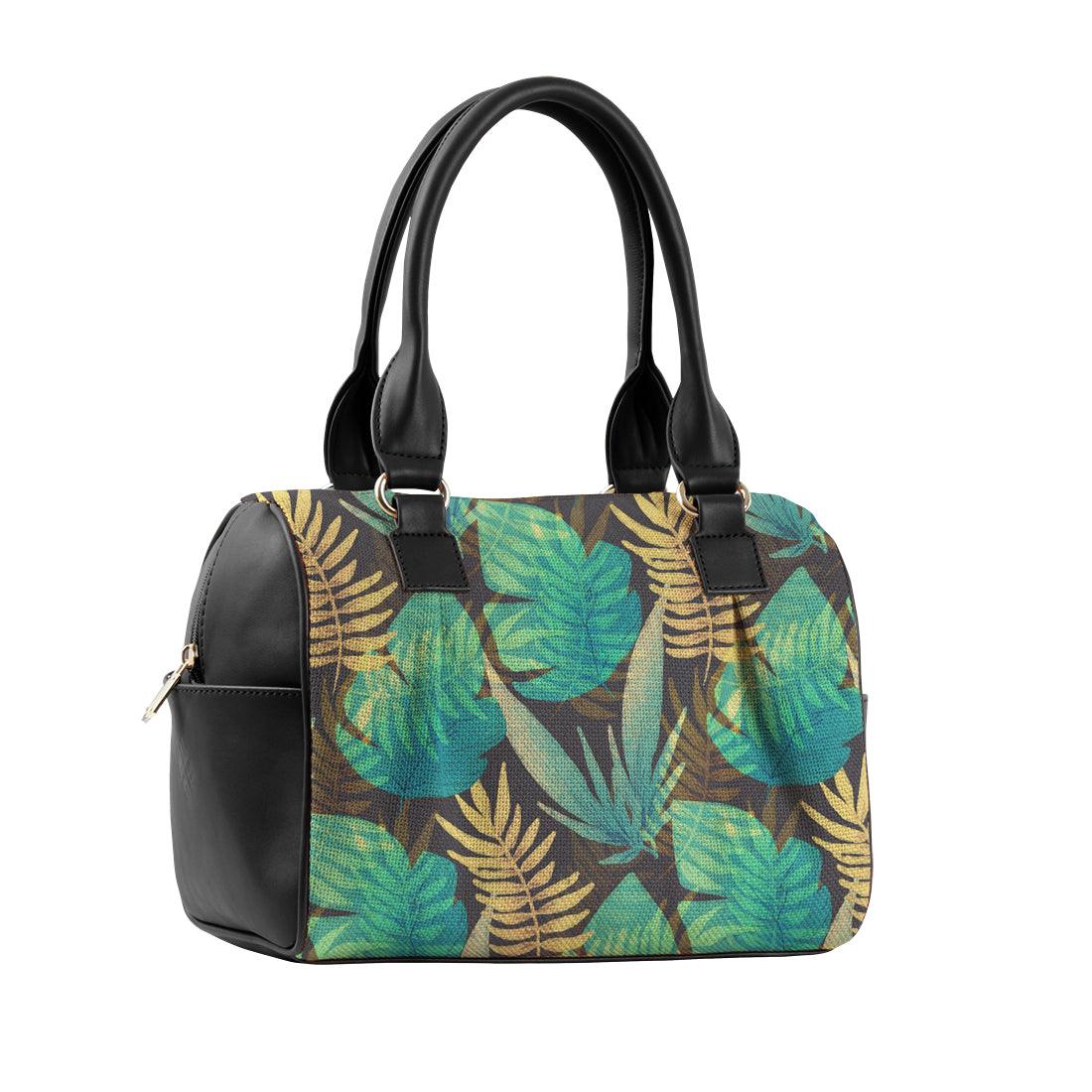 Black Speedy Bag Green Leaf - CANVAEGYPT