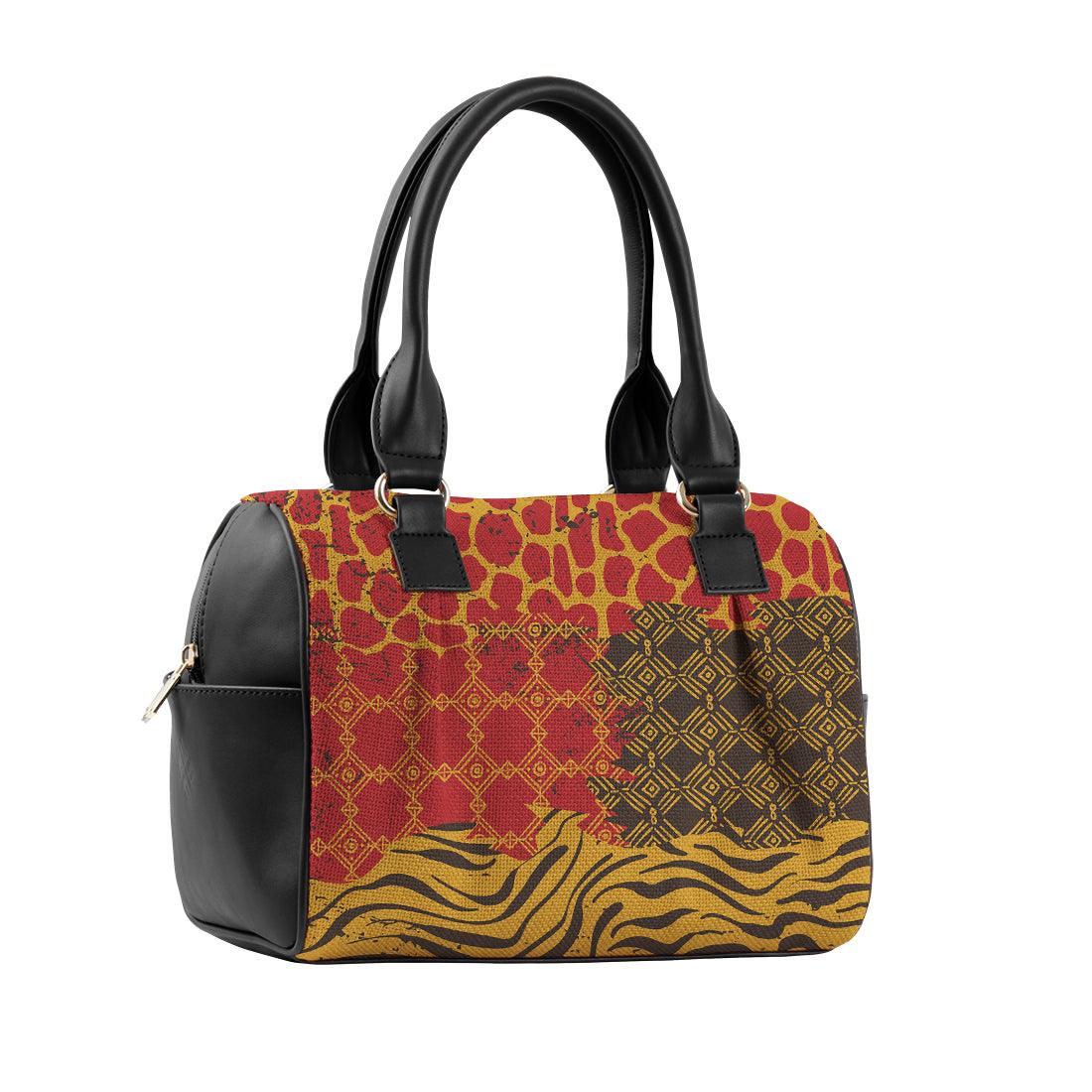 Black Speedy Bag Mixed Skins - CANVAEGYPT