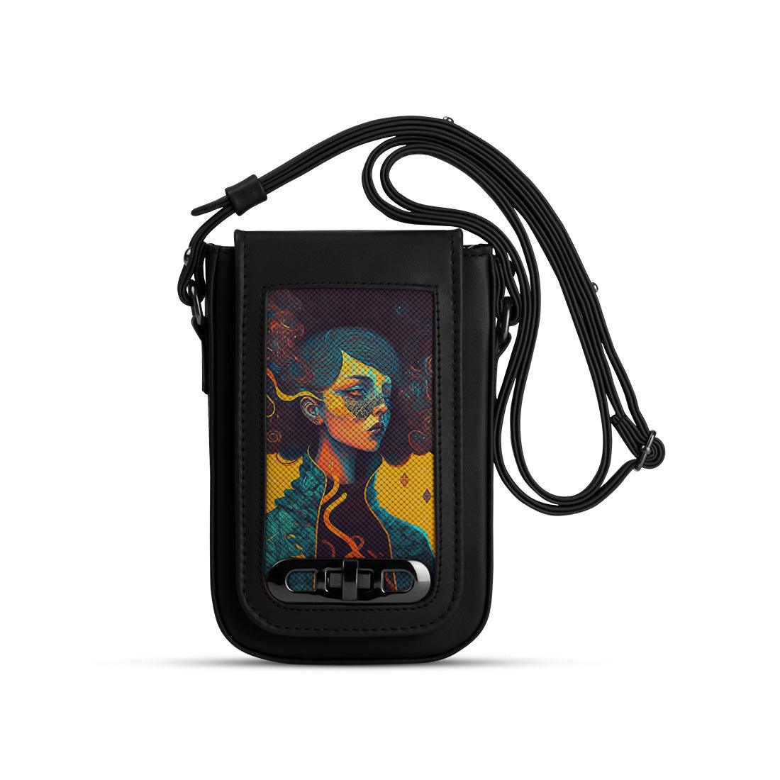 Black Tagged Crossbag Looking Forward - CANVAEGYPT