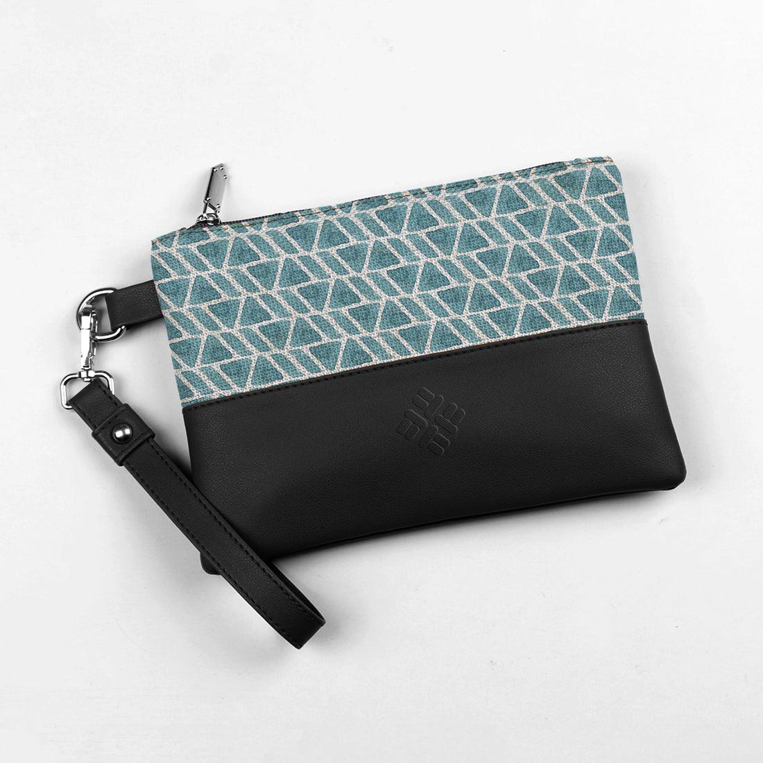 Black Toiletry Pouch African Blue