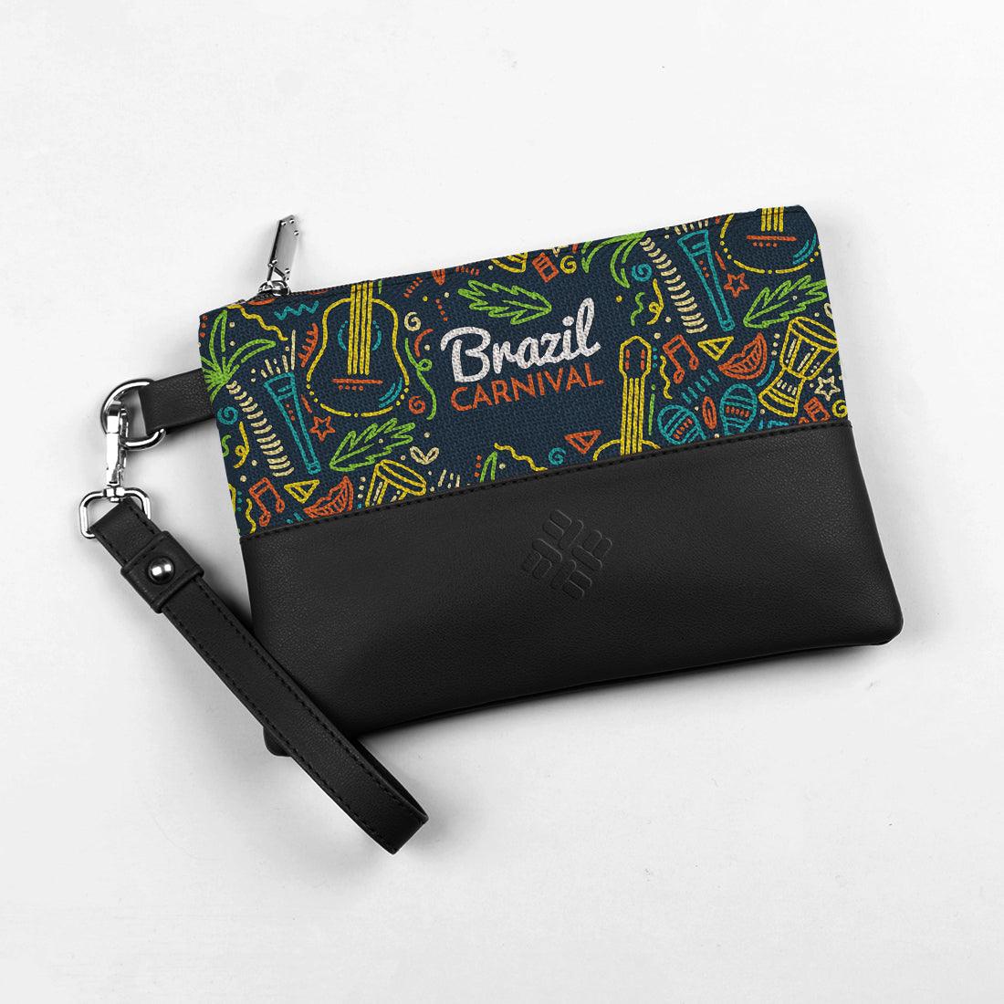 Black Toiletry Pouch Brazil Carnival - CANVAEGYPT