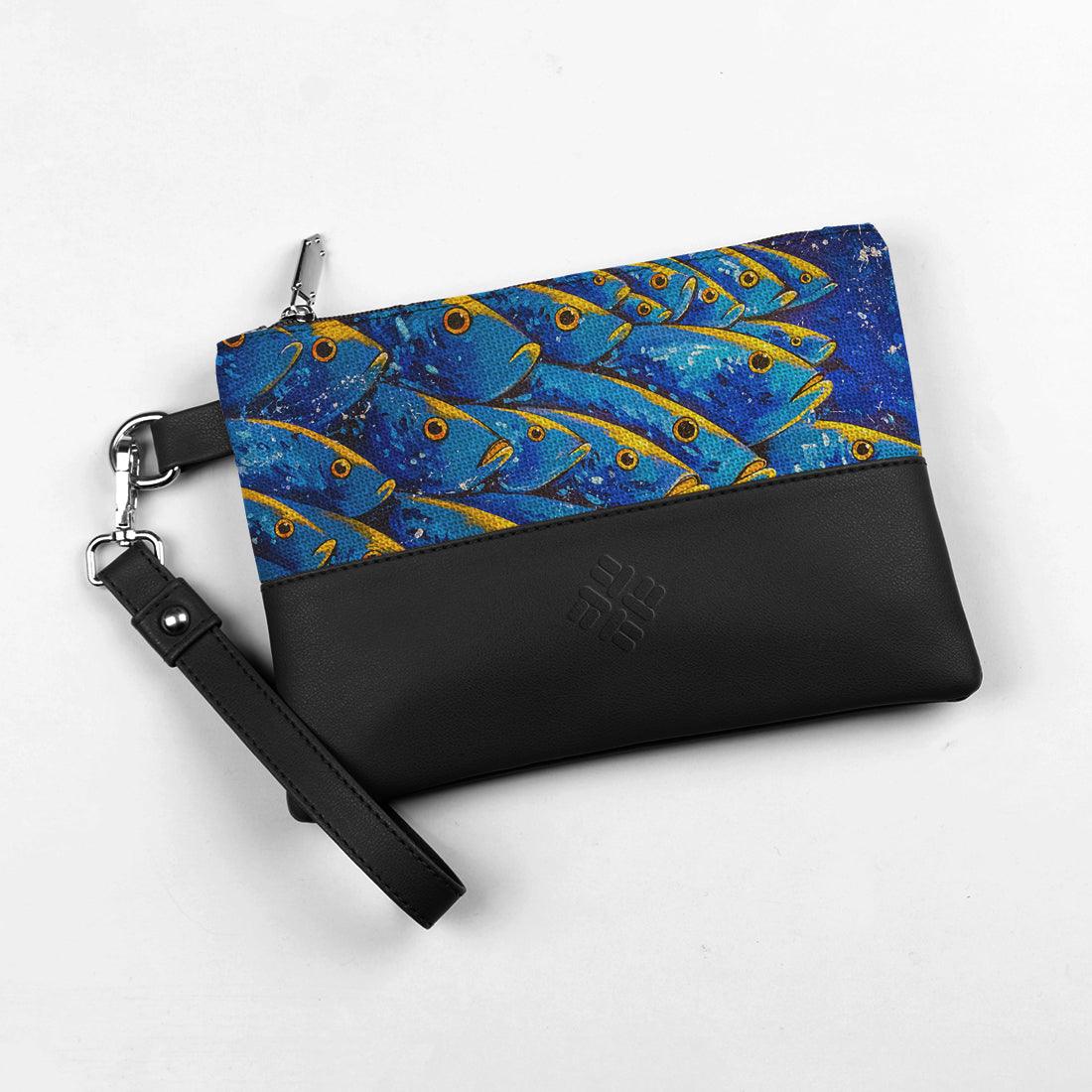 Black Toiletry Pouch Fish - CANVAEGYPT