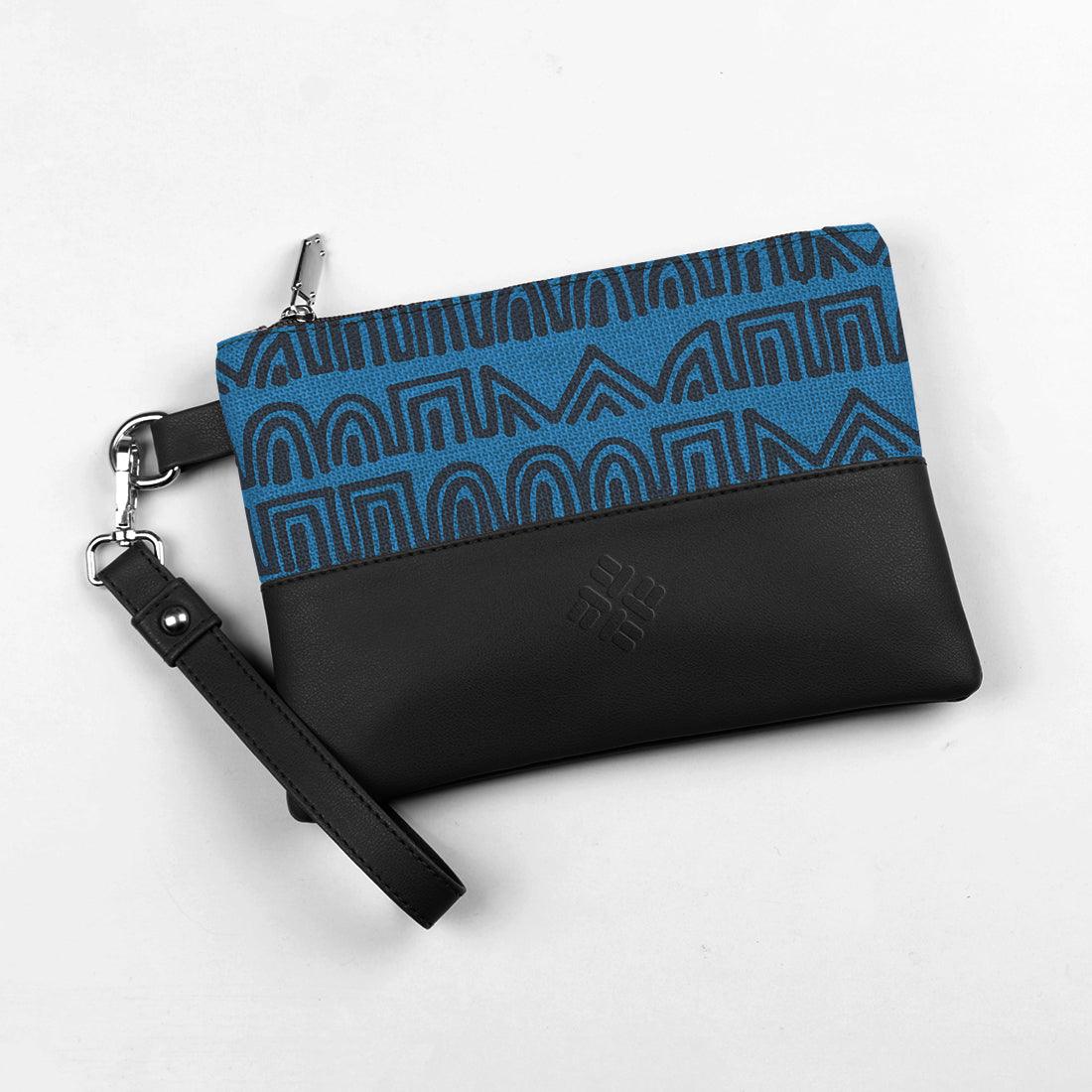 Black Toiletry Pouch Handmade Tribal - CANVAEGYPT