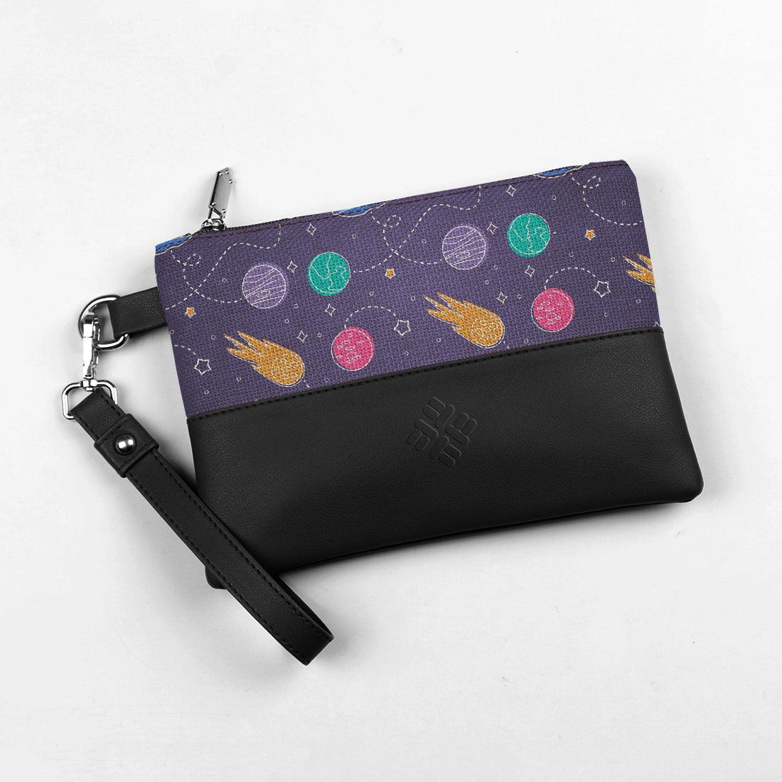 Black Toiletry Pouch Space Art - CANVAEGYPT