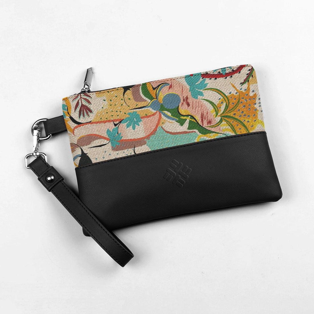 Black Toiletry Pouch Summer Abstract - CANVAEGYPT