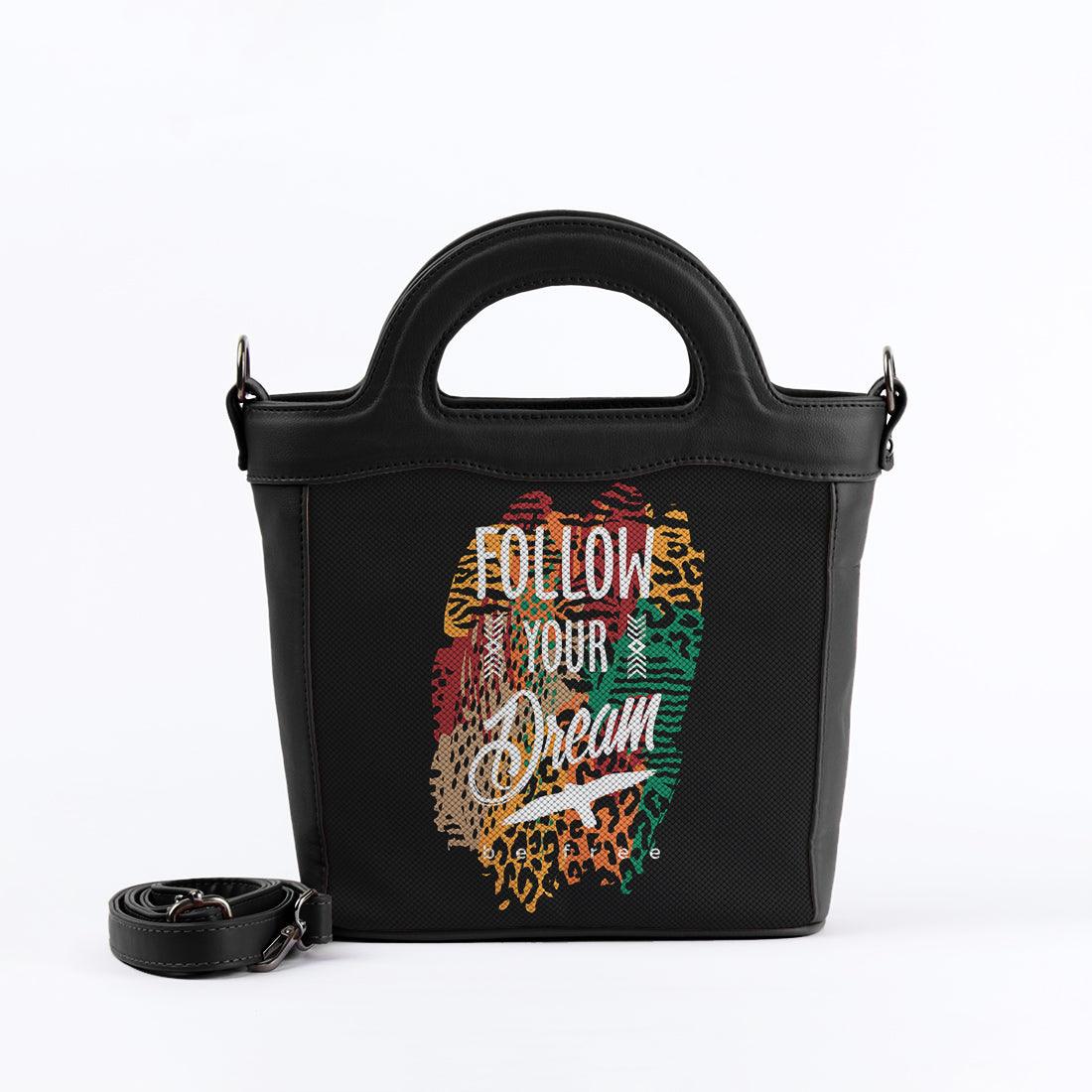 Black Top Handle Handbag be free - CANVAEGYPT