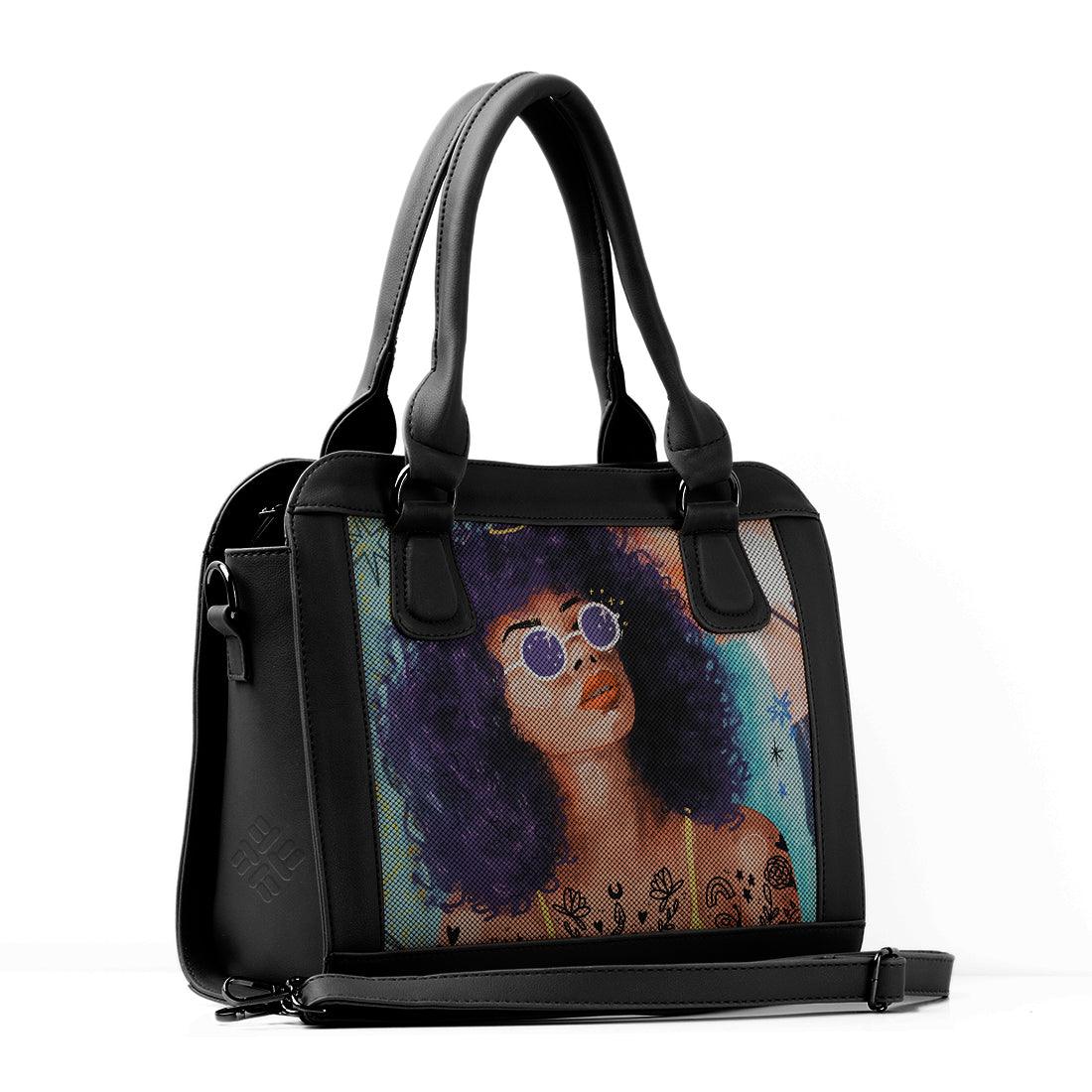 Black Travel Hobo Bag Flamingo Queen - CANVAEGYPT