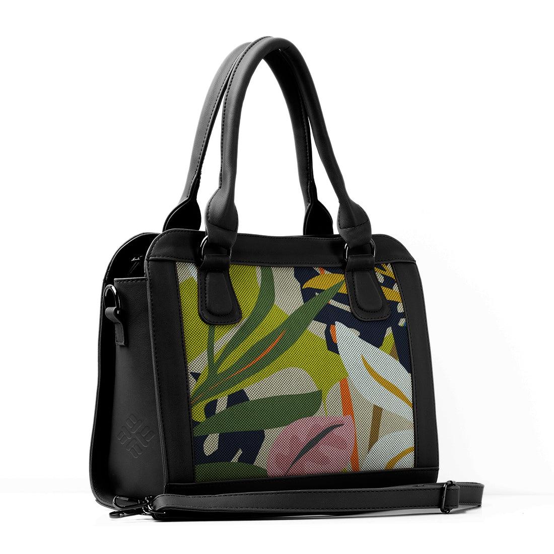 Black Travel Hobo Bag Garden - CANVAEGYPT