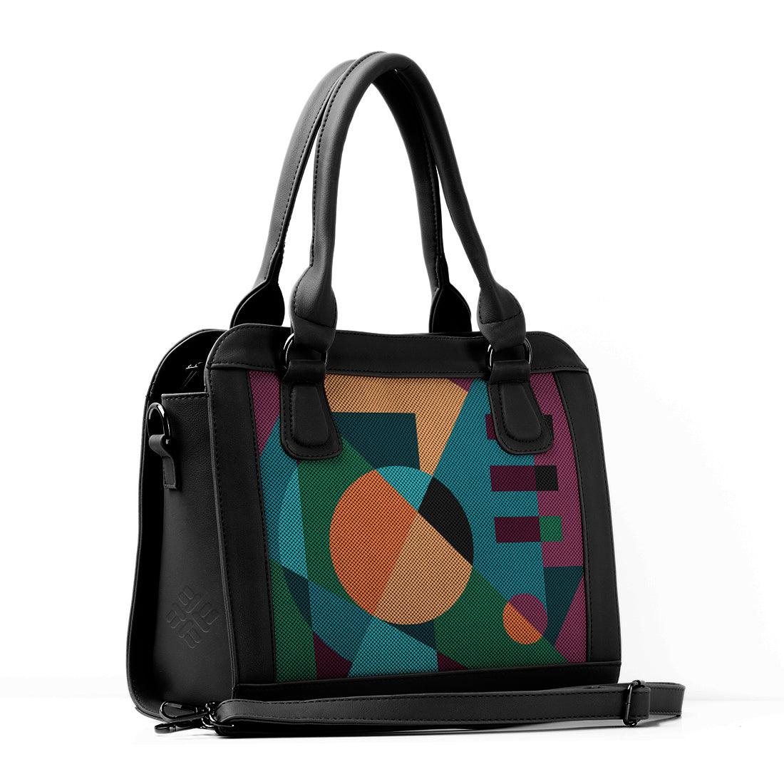 Black Travel Hobo Bag Geo - CANVAEGYPT