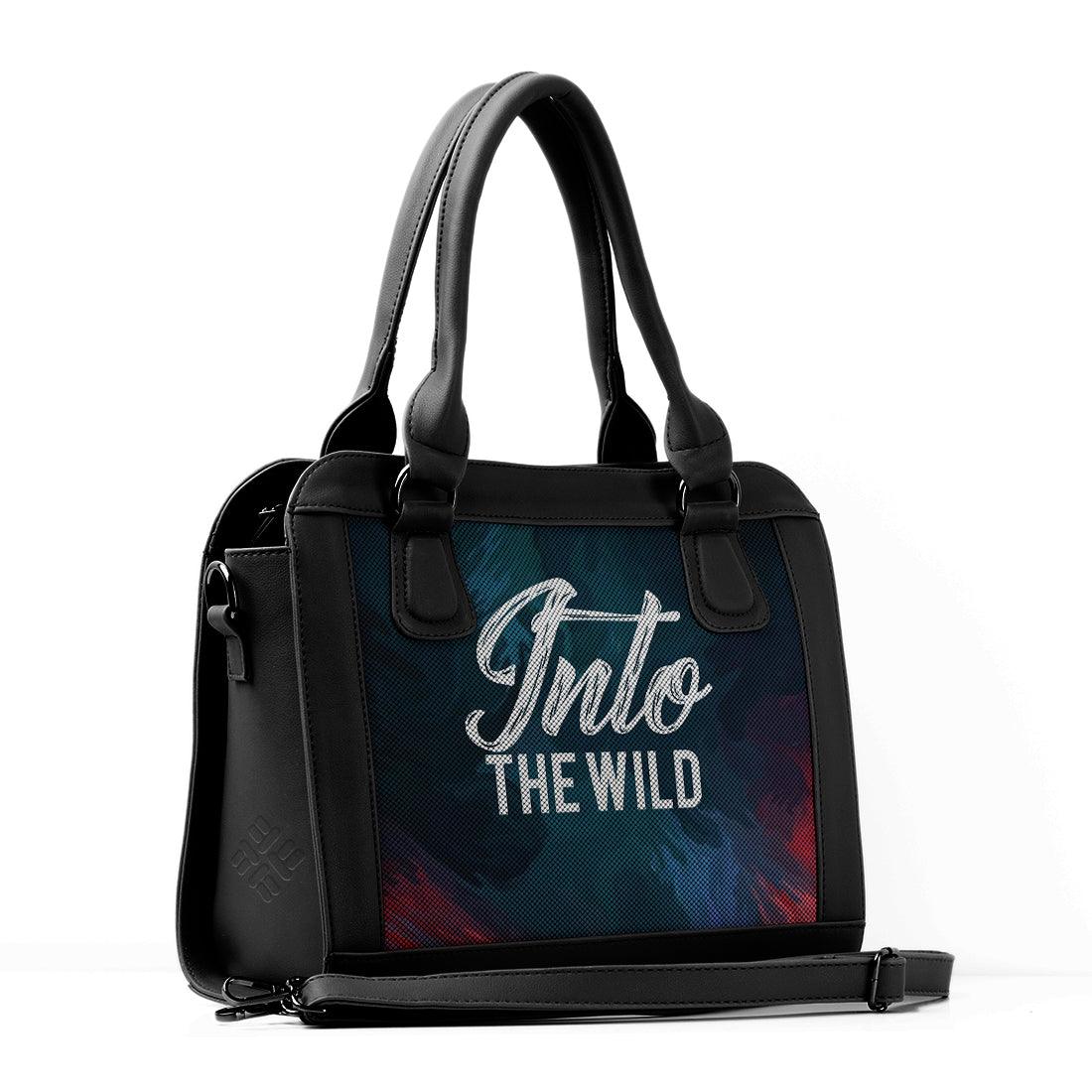 Black Travel Hobo Bag Into the wild - CANVAEGYPT