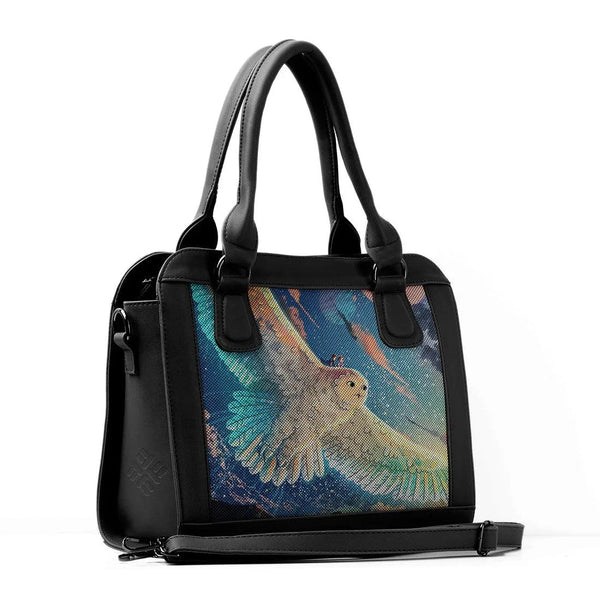 Black Travel Hobo Bag Owl journey - CANVAEGYPT