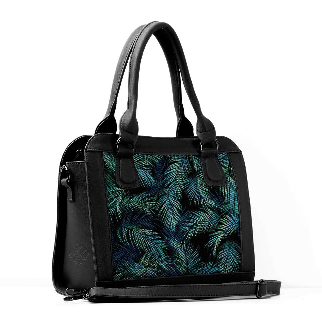 Black Travel Hobo Bag Palm - CANVAEGYPT