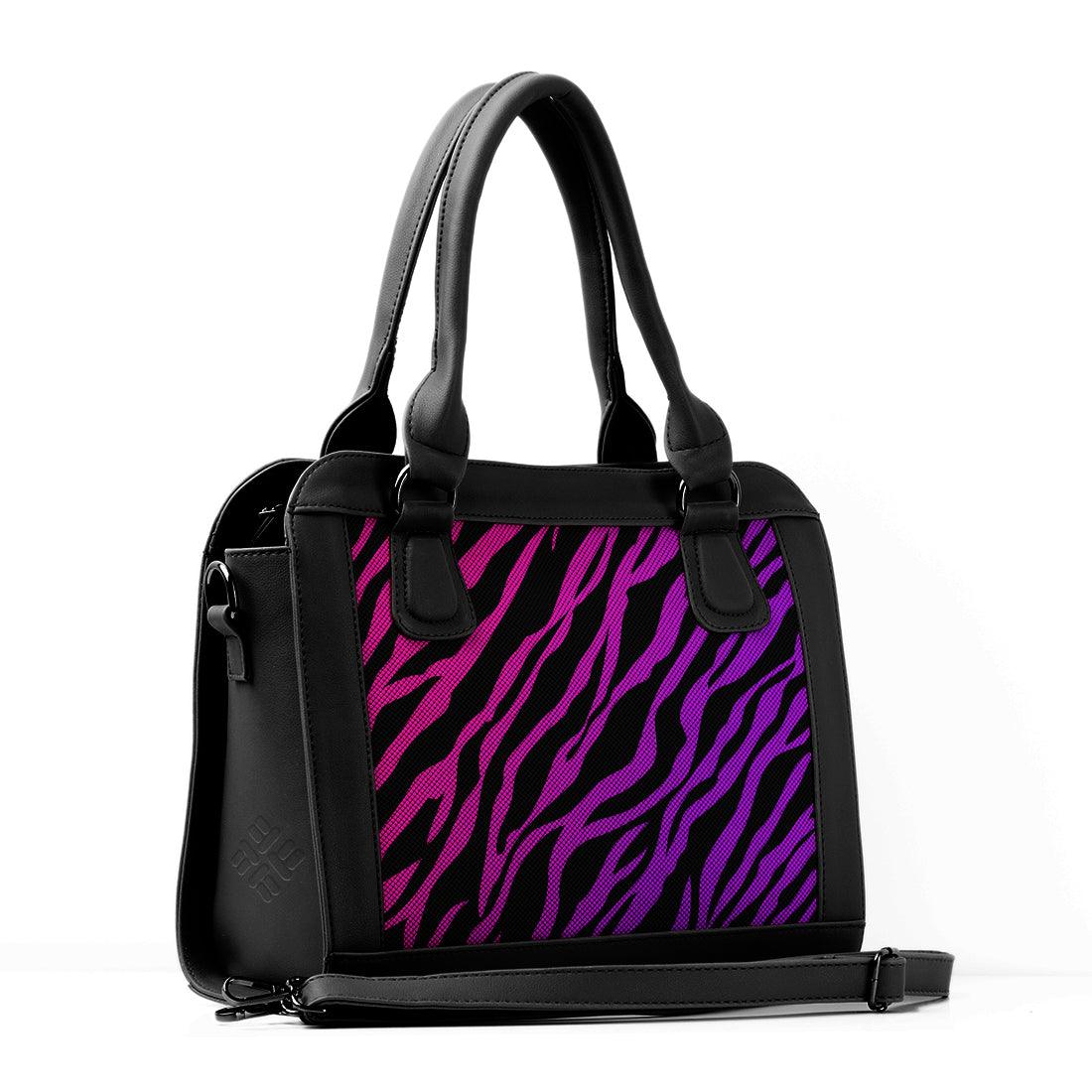 Black Travel Hobo Bag Purple Pink Skin - CANVAEGYPT