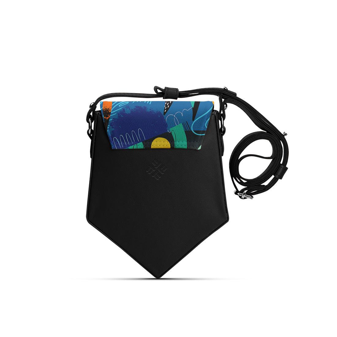 Black Triangles Crossbag Abstract - CANVAEGYPT