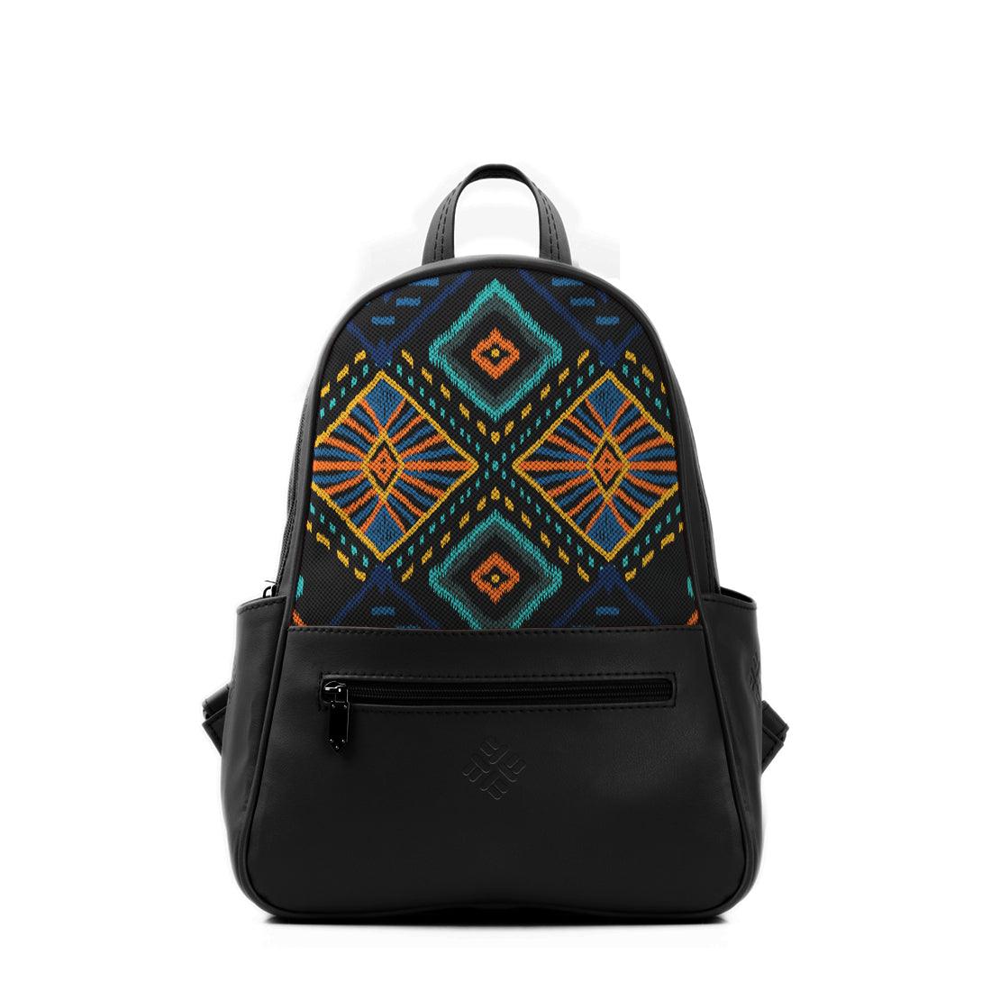 Black Vivid Backpack Lighten Linen - CANVAEGYPT