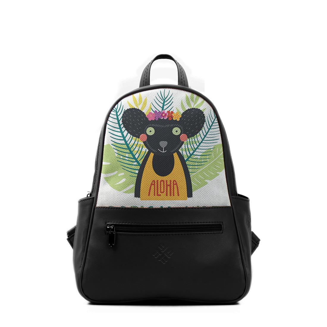 Black Vivid Backpack Tropical Vibes - CANVAEGYPT