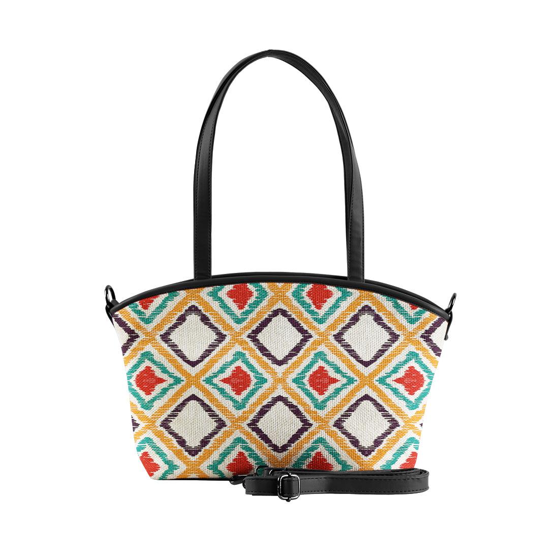 Black Wide Tote Bag Pixely - CANVAEGYPT