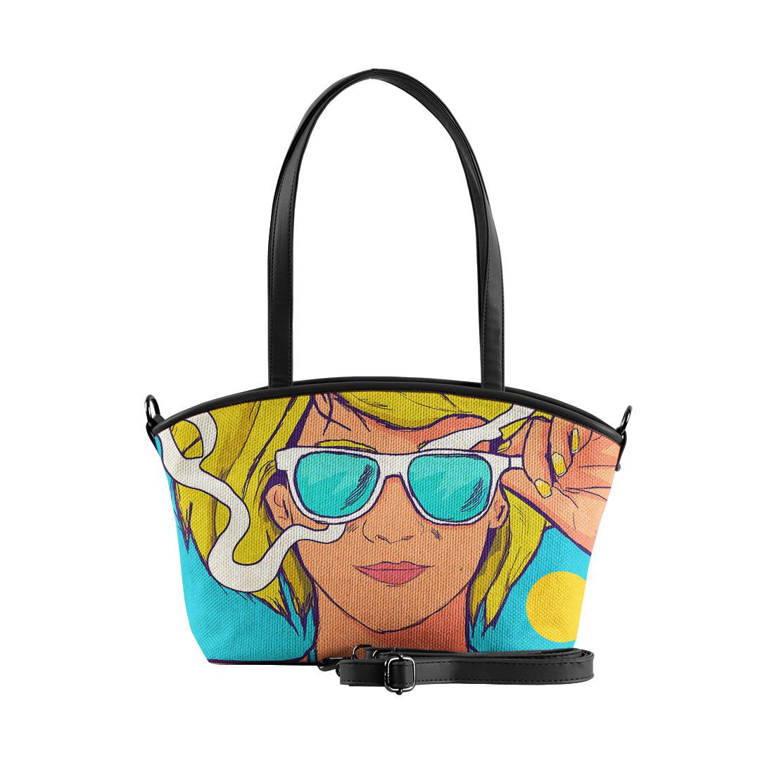 Black Wide Tote Bag The summer girl - CANVAEGYPT