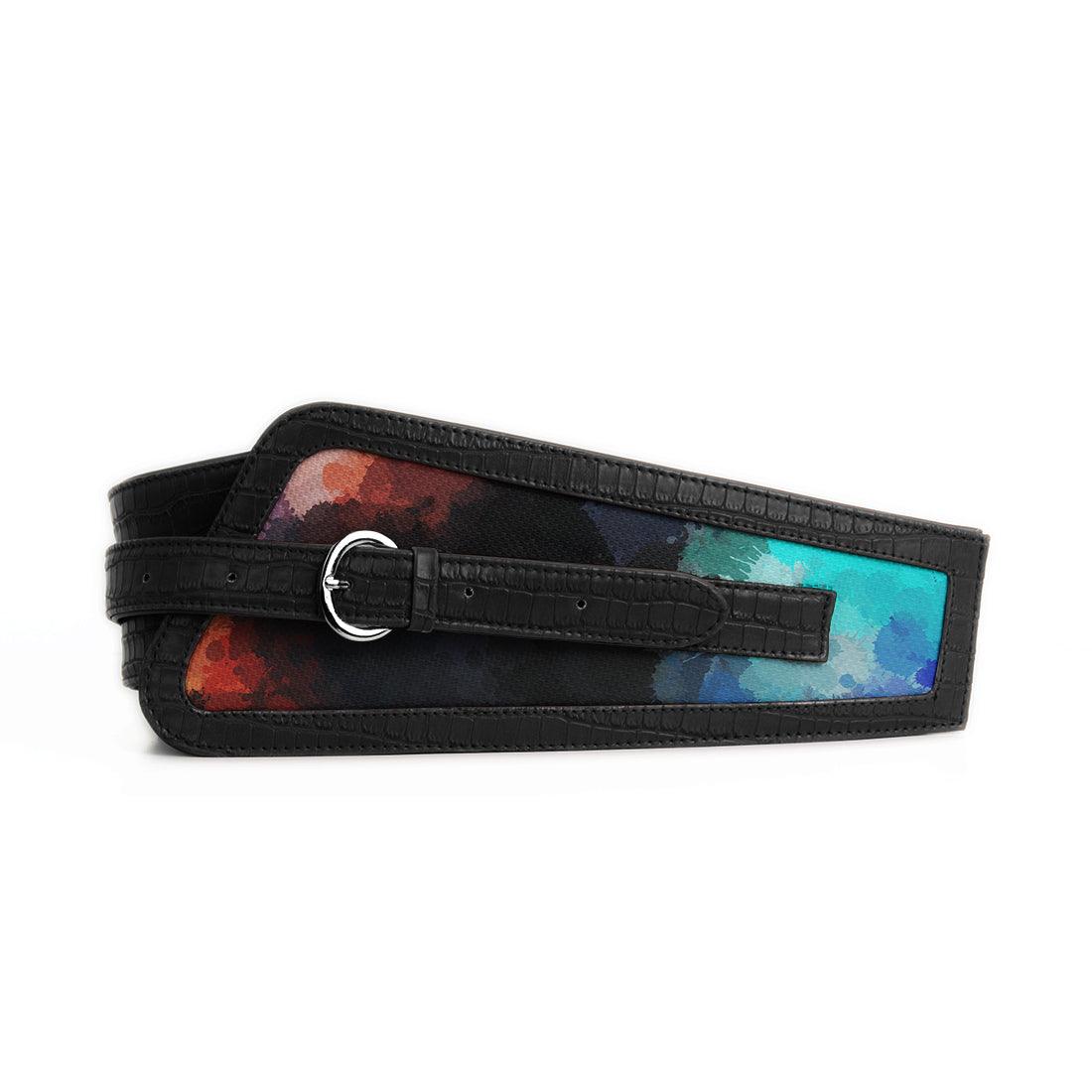 Black Women's Belt Abstract - CANVAEGYPT