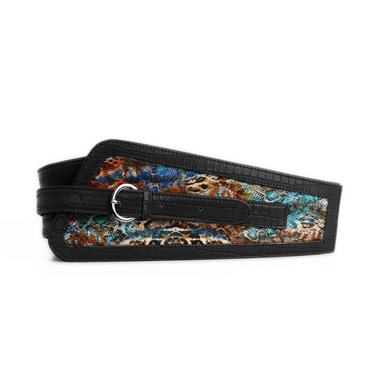 Black Women's Belt Animals Skins - CANVAEGYPT