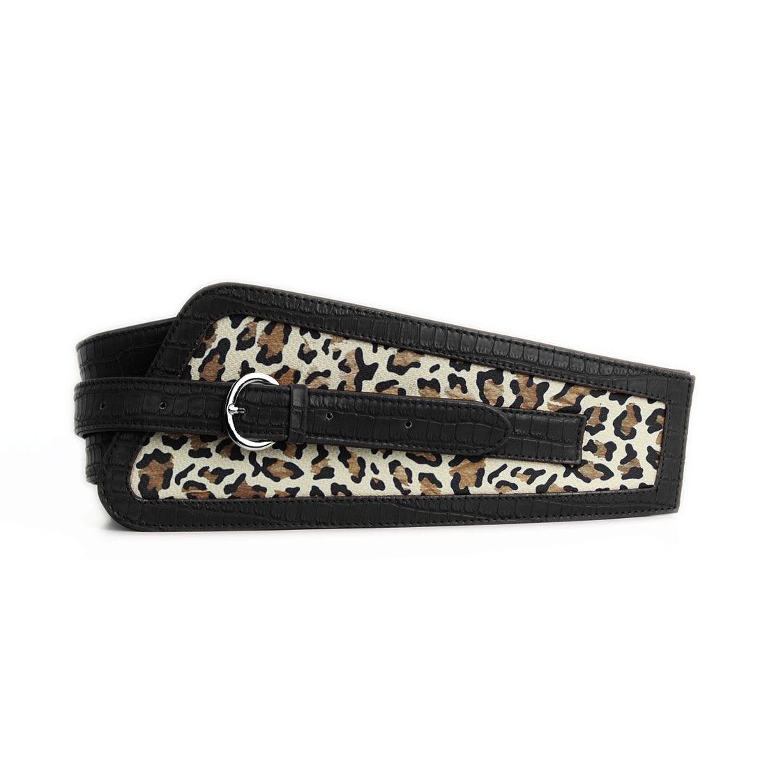 Black Women's Belt Cheetah - CANVAEGYPT