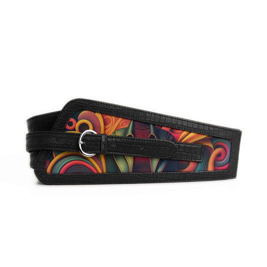 Black Women's Belt Curly Headed - CANVAEGYPT