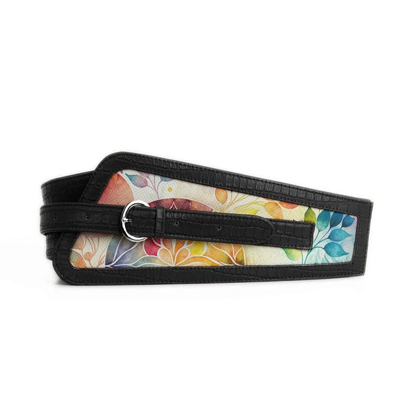 Black Women's Belt Leafs - CANVAEGYPT