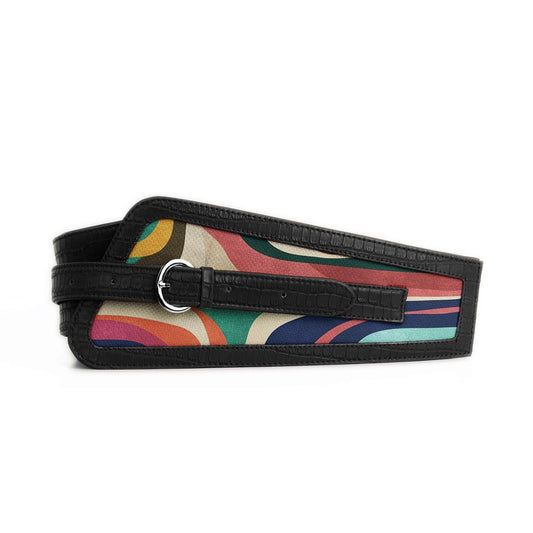 Black Women's Belt River Colors - CANVAEGYPT