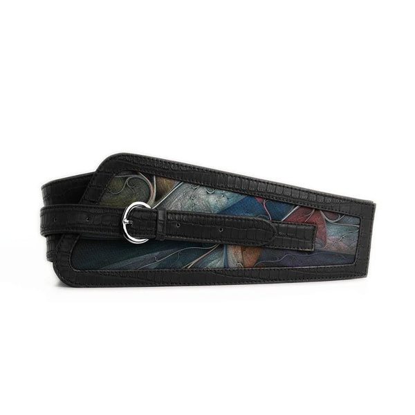 Black Women's Belt ink Flows - CANVAEGYPT