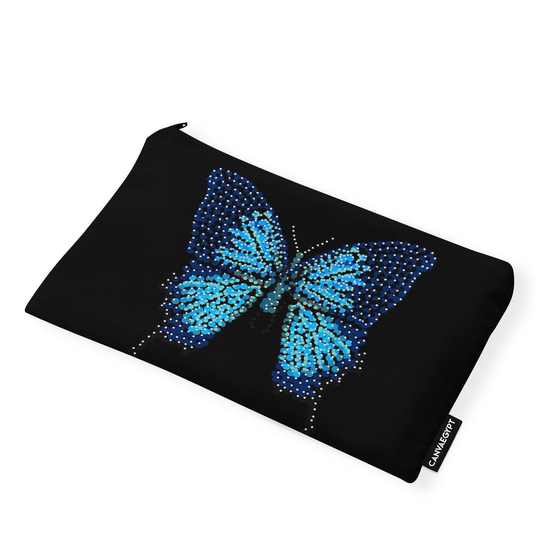 Pouch Blue Butterfly